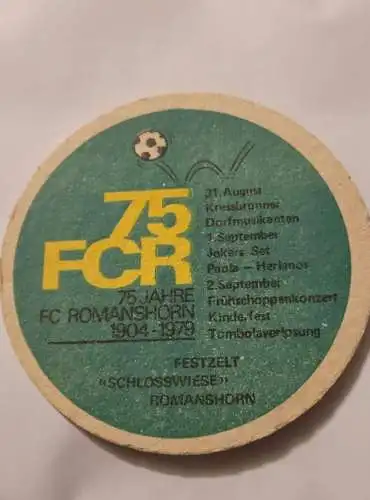 Bierdeckel - 75 Jahre FC Romanshorn