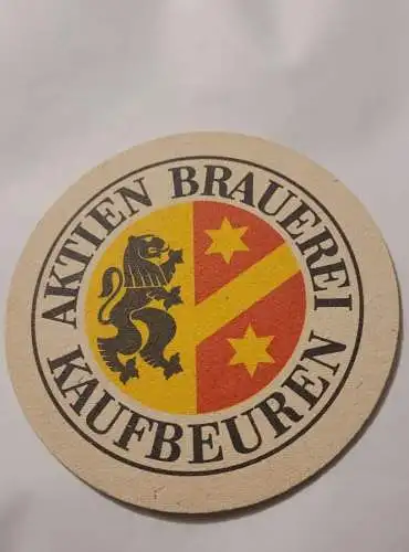 Bierdeckel - Aktien Brauerei Kaufbeuren