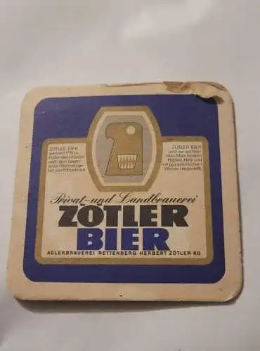 Bierdeckel - Zötler Bier
