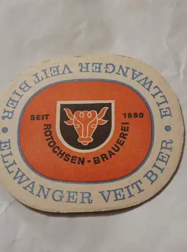 Bierdeckel - Rotochsen Brauerei - Schloß Ellwangen