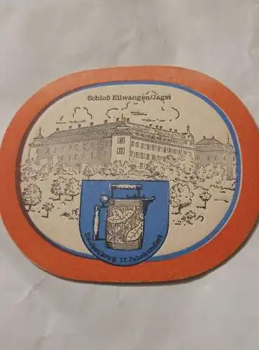 Bierdeckel - Rotochsen Brauerei - Schloß Ellwangen