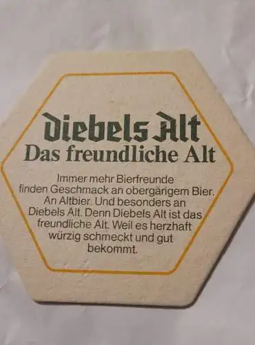 Bierdeckel - Diebels Alt