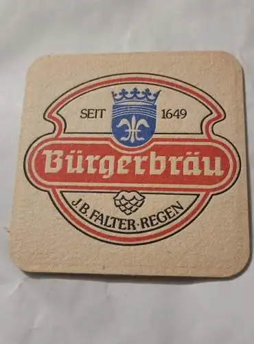 Bierdeckel - Bürgerbräu - Volksfestkalender 1981