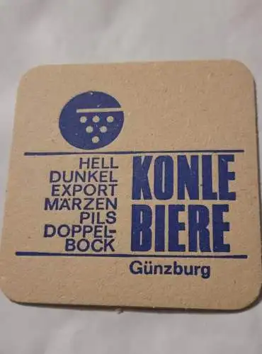Bierdeckel - Konle Biere Günzburg