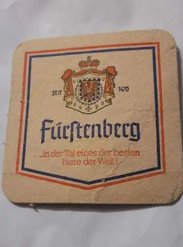 Bierdeckel - Fürstenberg