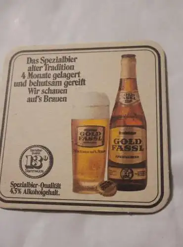 Bierdeckel - Ottakringer Gold Fassl Pils