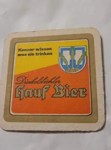 Bierdeckel - Dinkelsbühler Hauf Bier