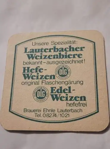 Bierdeckel - Lauterbacher Biere