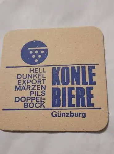 Bierdeckel - Konle Biere Günzburg