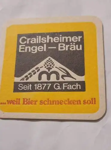 Bierdeckel - Crailsheimer Engel Bräu