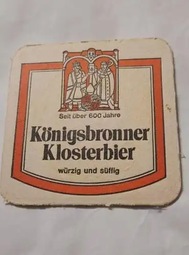 Bierdeckel - Königsbronner Klosterbier