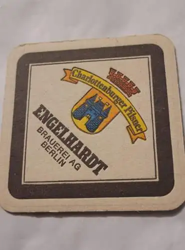 Bierdeckel - Charlottenburger Pilsener - Engelhardt Brauerei Berlin