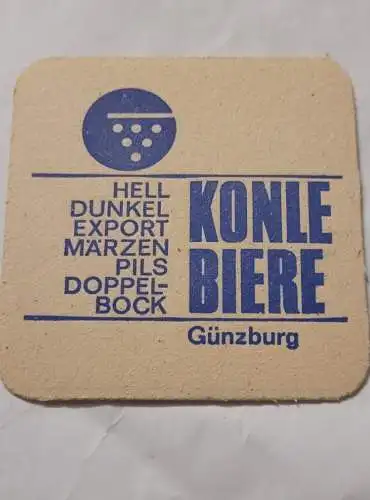 Bierdeckel - Konle Biere Günzburg