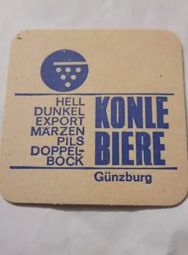 Bierdeckel - Konle Biere Günzburg