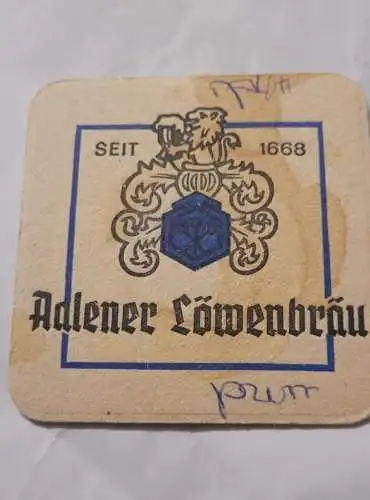 Bierdeckel - Aalener Löwenbräu