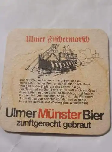 Bierdeckel - Ulmer Münster Bier