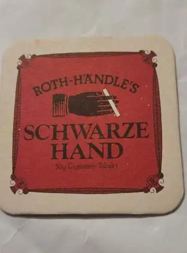 Bierdeckel - Roth-Händles Schwarze Hand