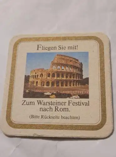 Bierdeckel - Warsteiner Festival Rom