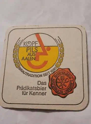 Bierdeckel - Köpf Pils aus Aalen