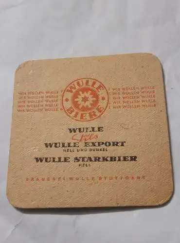 Bierdeckel - Wulle Biere