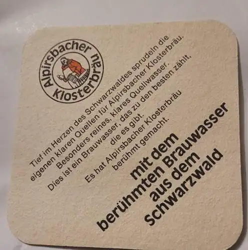 Bierdeckel - Alpirsbacher Klosterbräu (3)