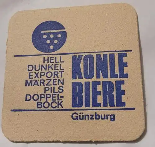 Bierdeckel - Konle Biere - Günzburg