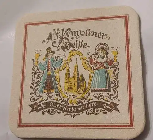 Bierdeckel - Alt Kemptener Weiße