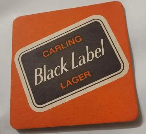 Bierdeckel - Carling Lager - Black Lable