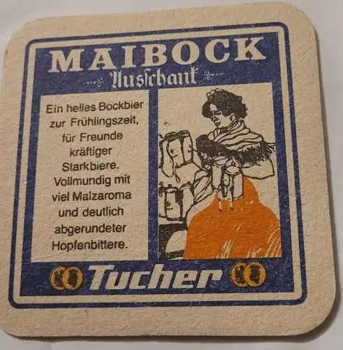 Bierdeckel - Tucher - Maibock Ausschank