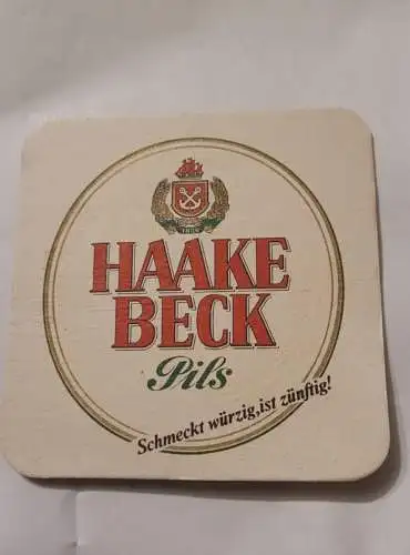 Bierdeckel - Haake Beck Pils
