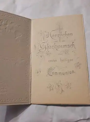 Zum Andenken an die erste heilige Communion