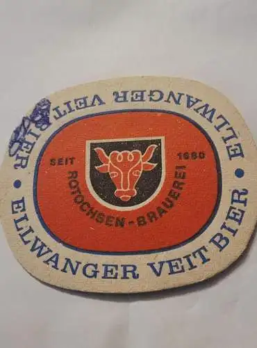 Bierdeckel - Ellwanger Veit Bier