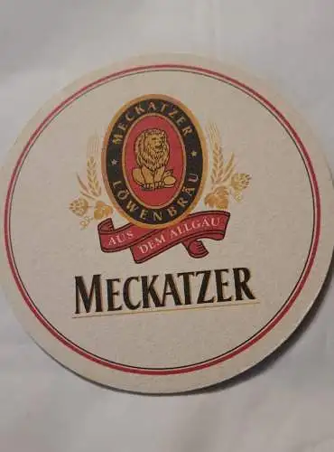 Bierdeckel - Meckatzer Pils