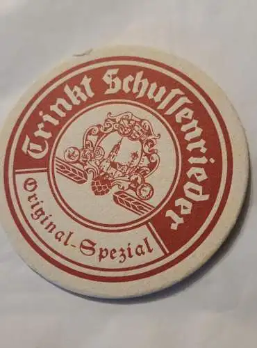 Bierdeckel - Trinkt Schussenrieder