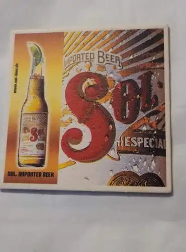 Bierdeckel - Sol Importet Beer