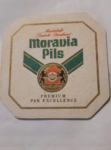 Bierdeckel - Moravia Pils