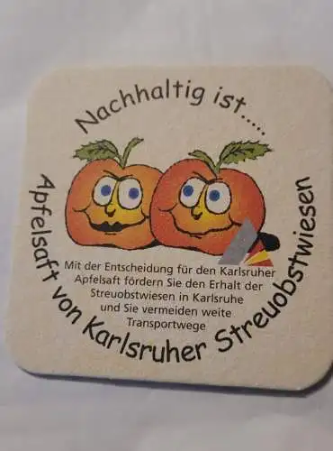 Bierdeckel - Agenda 21 - Karlsruhe