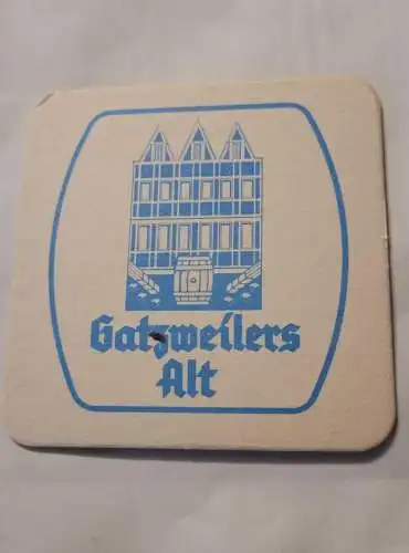 Bierdeckel - Gatzweilers Alt - Polterabend 11.Juni 1983 Anja + Harald