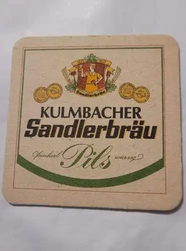 Bierdeckel - Kulmbacher Sandlerbräu Pils