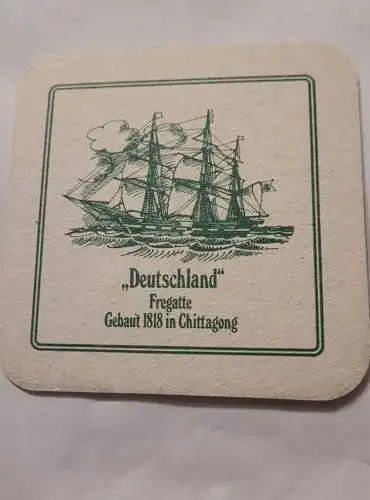 Bierdeckel - Jever Pilsener - Deutschland Fregatte