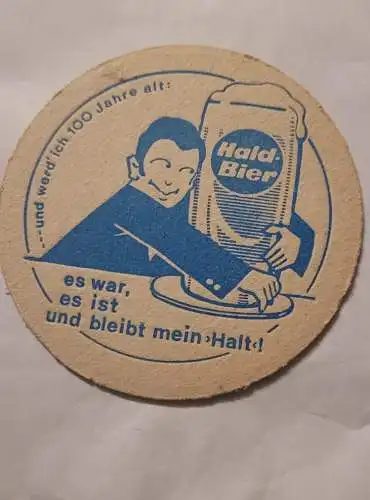 Bierdeckel - Hald Bier Dunstelkingen