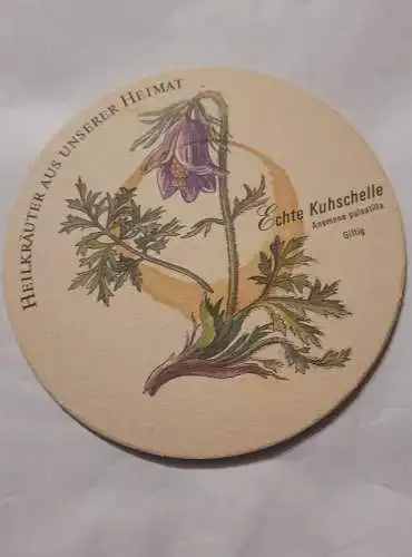 Bierdeckel -  Meckatzer Löwenbräu - Echte Kuhschelle