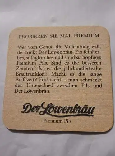 Bierdeckel - Der Löwenbräu