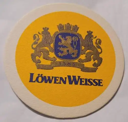Bierdeckel - Löwen Weisse