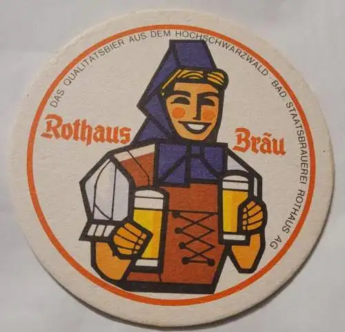 Bierdeckel - Rothaus Bräu