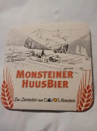 Bierdeckel - Monsteiner Huusbier