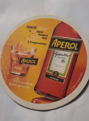 Bierdeckel - Aperol Spritz