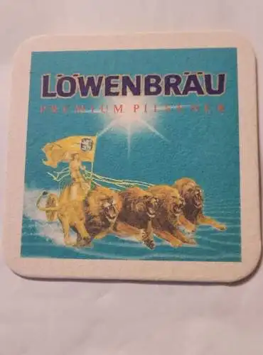 Bierdeckel - Löwenbräu Premium Pils