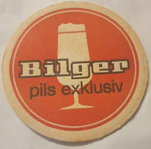 Bierdeckel - Bilger Pils exklusiv