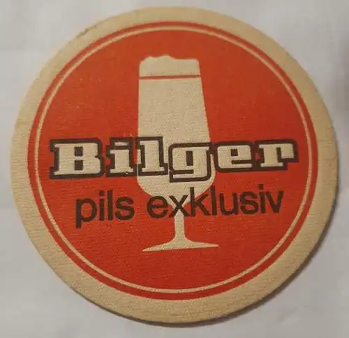 Bierdeckel - Bilger - Pils exklusiv